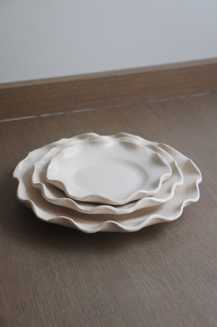 Flower Serving Plates Set