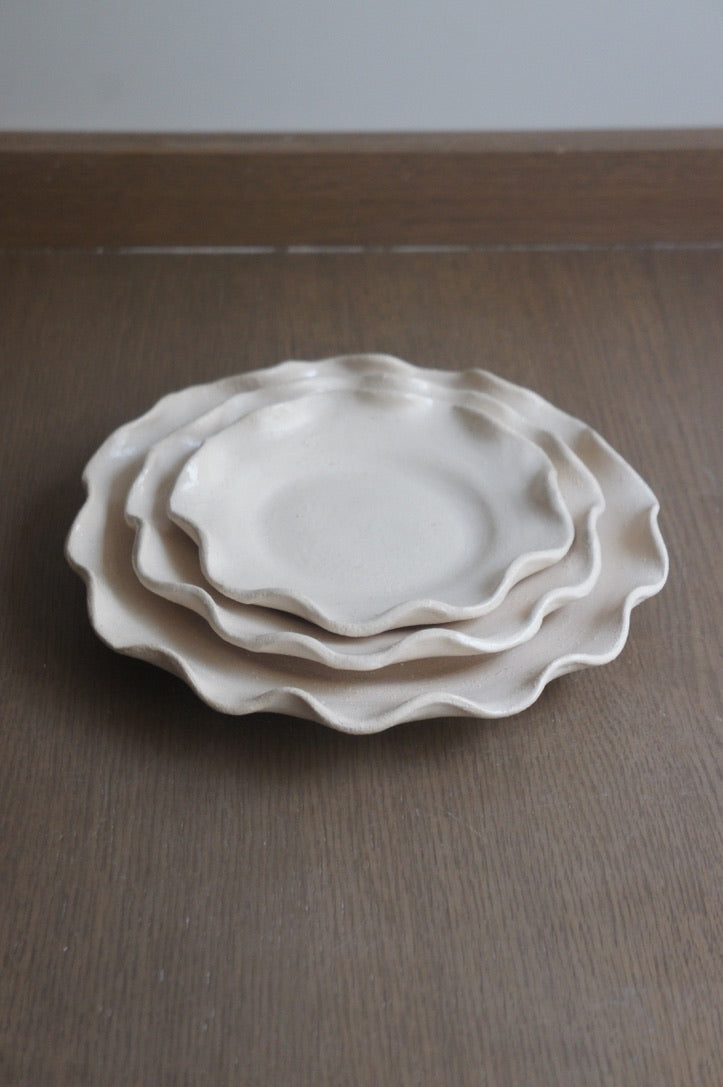 Flower Serving Plates Set