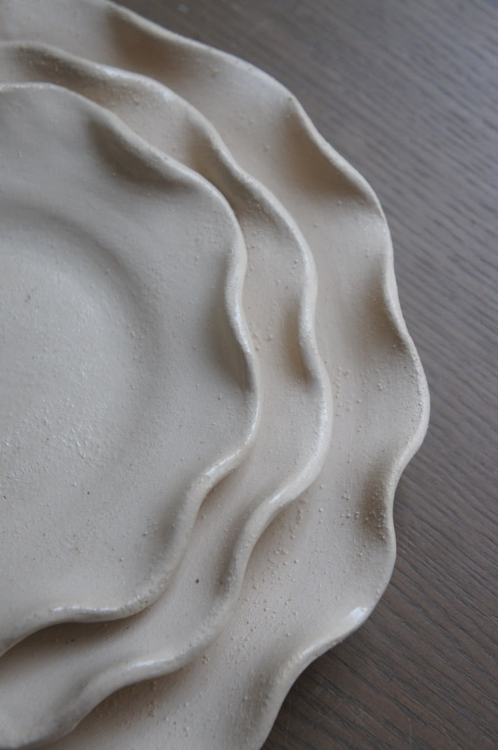 Flower Serving Plates Set