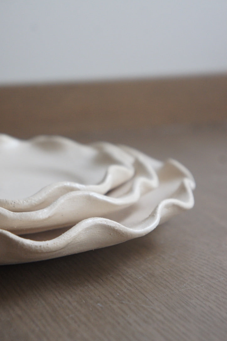 Flower Serving Plates Set